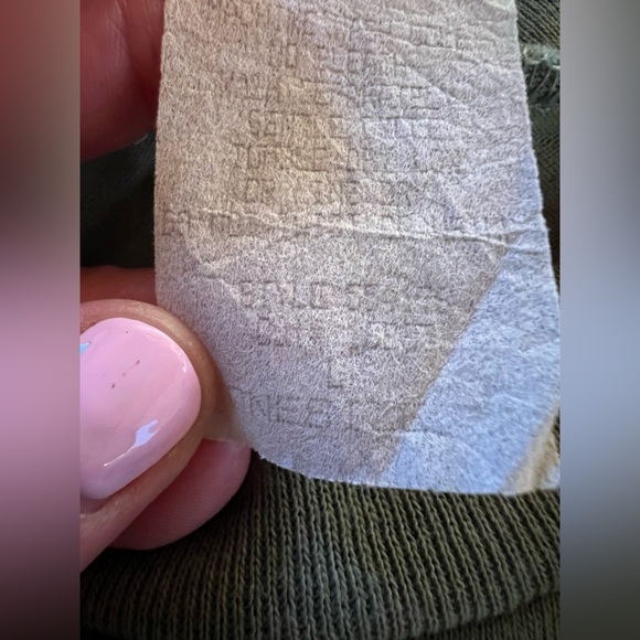 Vintage 90s KWBL Los Angeles green handpainted aztec southwest LS tshirt sz L - Picture 10 of 10